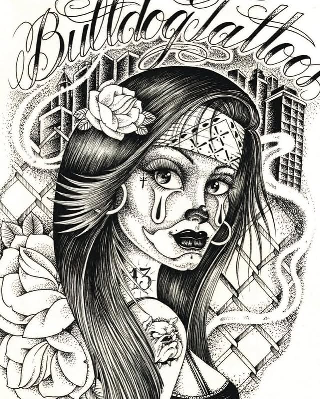 This eBook by @maurolandim is an amazing collection of women who are sexy and melancholy, imperturbable clowns, religious symbols, marvellous lettering and more…👉 www.tattooebooks.com or 🔗 in bio for more inspirations, art and ideas by the most talented Tattoo Artists on the scene.#tattoo #tattoos #tattooartist #chicanotatoos #chicanoart by @tattoolifemagazine