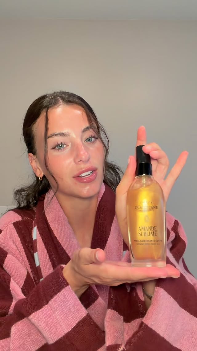 my step by step to having the glowiest skin this summer✨🌞🫶🏻 @loccitane #loccitanepartner by @addy_kate