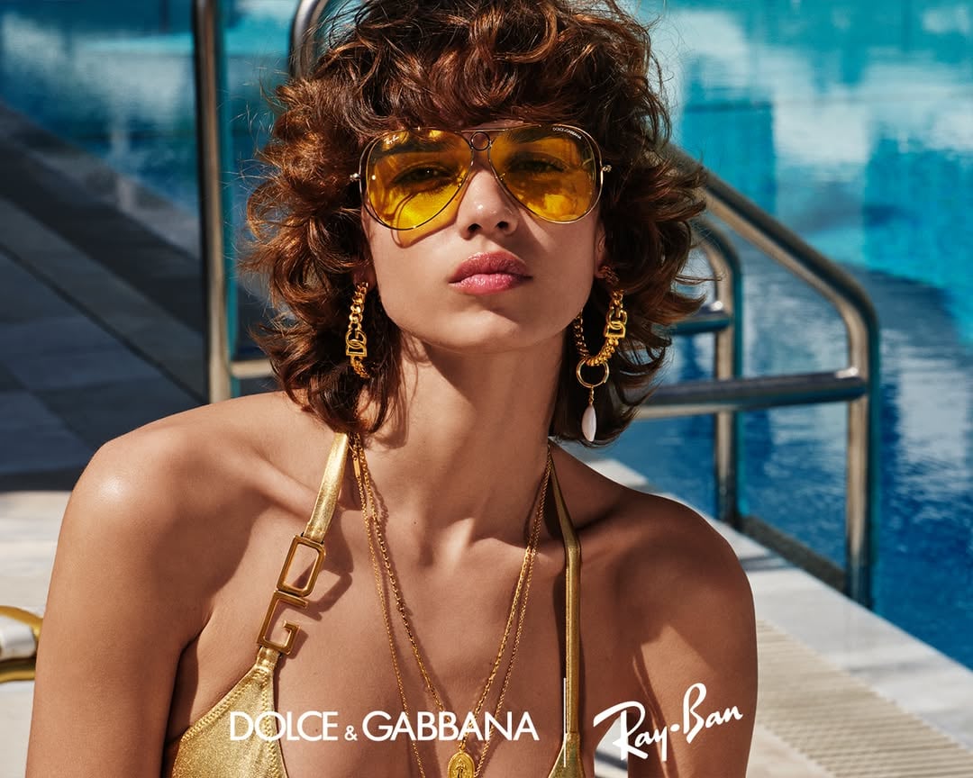 The Shooter model, protagonist of the #DGxRayBan Collection, shot by @graysorrenti. #DolceGabbana #DGEyewear by @rayban