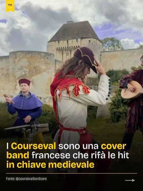 I @coursevalbardcore sono un progetto musicale francese specializzato nel genere Bardcore, una corrente che reinterpreta i grandi successi della musica pop, rock ed elettronica in chiave rigorosamente medievale.

Sostituendo i moderni sintetizzatori con la ricchezza timbrica degli strumenti storici e tradizionali, il gruppo riesce a trasformare brani contemporanei in perfette ballate da taverna o da banchetto d’altri tempi.

Nel loro repertorio spiccano arrangiamenti suggestivi di classici come Veridis Quo dei Daft Punk e Take On Me degli A-ha, fino ad arrivare a rivisitazioni di hit più recenti come Pink Pony Club di Chappell Roan, ironicamente ribattezzata “À la taverne”.

La loro musica rappresenta la colonna sonora ideale sia per eventi storici e feste a tema fantasy, sia per chiunque cerchi un ascolto originale capace di far viaggiare la mente attraverso i secoli.

#music