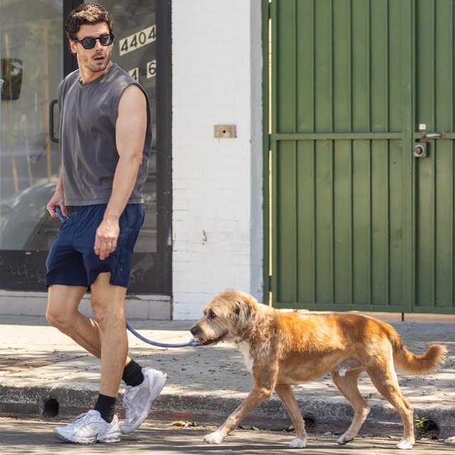 DEUXMOI EXCLUSIVE 📸…”Heated Rivalry” star François Arnaud spotted walking his dog in Los Angeles 📸@backgrid_usa