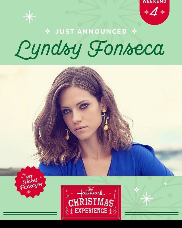 I’m so excited to join you this year in Kansas City to celebrate #countdowntochristmas look forward to seeing you!!!! #hallmarkchristmasexperience 🎄❤️🎉@hallmarkexperiences @hallmarkchannel by @lyndsyfonseca