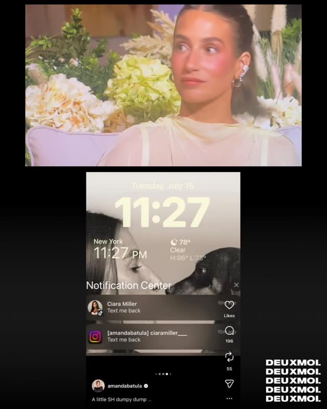 ‘Summer House’ ‘s Ciara Miller has been waiting on that text back from Amanda Batula since the summer! In a carousel Amanda posted on her Instagram a couple of months ago, she coincidentally included a screenshot of Ciara trying to get in touch with her this summer. Who’s ready for part 2 of the reunion tonight?