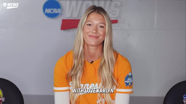 That little kid excitement, the competitive fire, the love for the game. That’s what carries you through, and that’s what carried me.”Karlyn Pickens writes a beautiful letter to softball. #WCWS x @vol_softball by @vol_softball