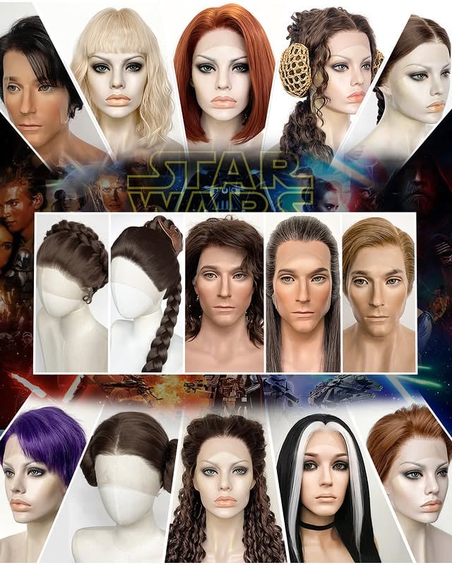 Star Wars Wigs Collection — for every hero, villain, and galaxy far, far away. 🌌✨#wigisfashion #wigs #perruque #perücke #peluca #lacefrontwigs #syntheticwigs #cosplaywigs #cosplay #makeup #lacewigs #hairstyle #haircolor #hairgoals #starwars #starwarsfan #starwarscosplay #starwarsgirl #cosplaygirl #ahsoka #ahsokatano #shinhati #anakinskywalker #padmeamidala #padme #jedisurvivor #sabine #bokatan #mandalorian by @wigisfashion