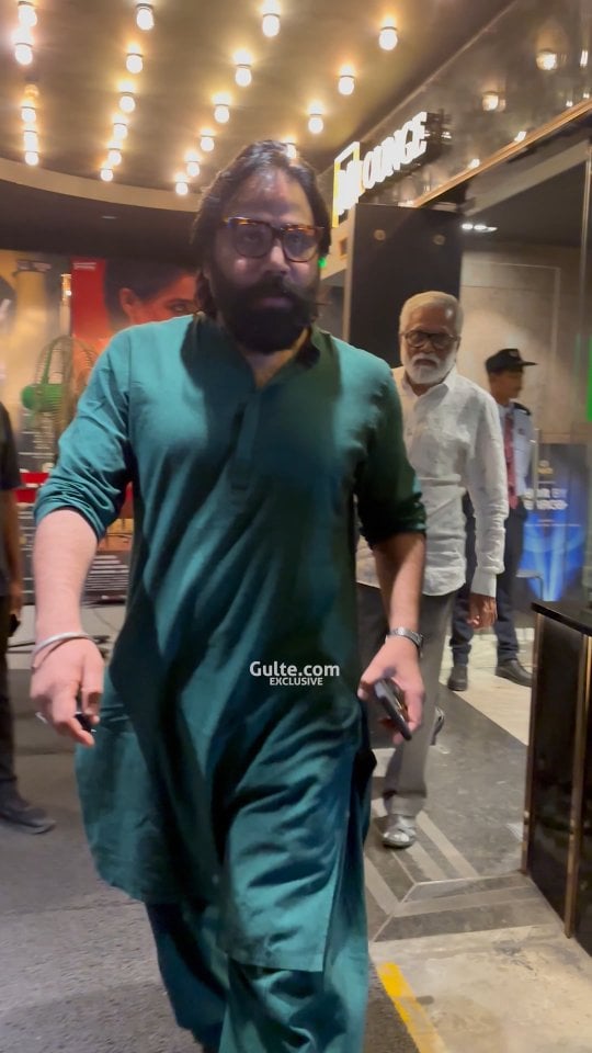 Director #SandeepReddyVanga Spotted at AMB post watching #PEDDI#Spirit #Gulte by @gulteofficial