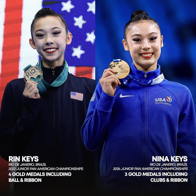 Rio has been good to the Keys sisters! 👯‍♀️📸 @ricardobufolin by @usagym