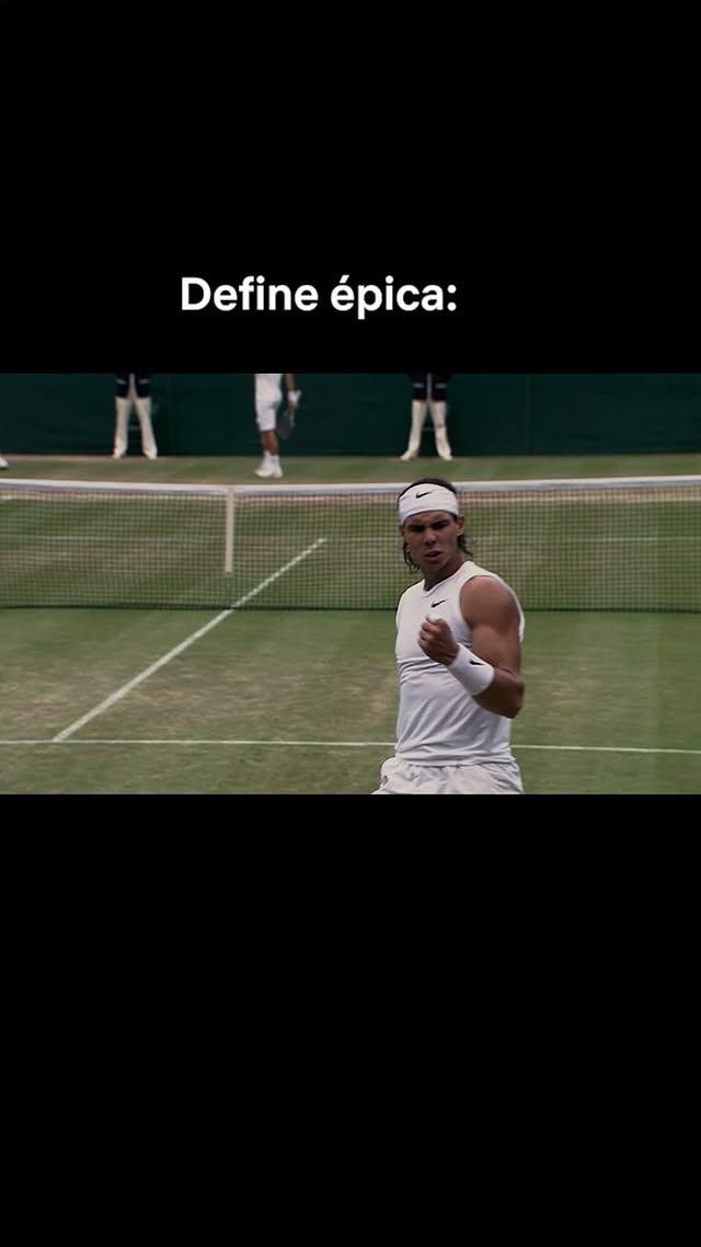 “Un campeón siempre aguanta una bola más”. #RafaNetflix by @netflixes