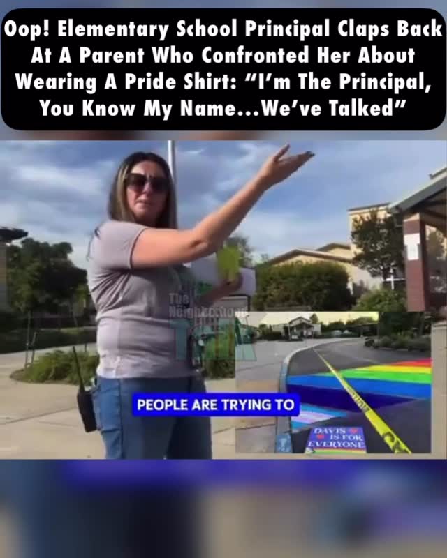 Chile she was not about to entertain that lady’s shenanigans. Neighbors, would y’all be mad she was holding up the carpool line for this?