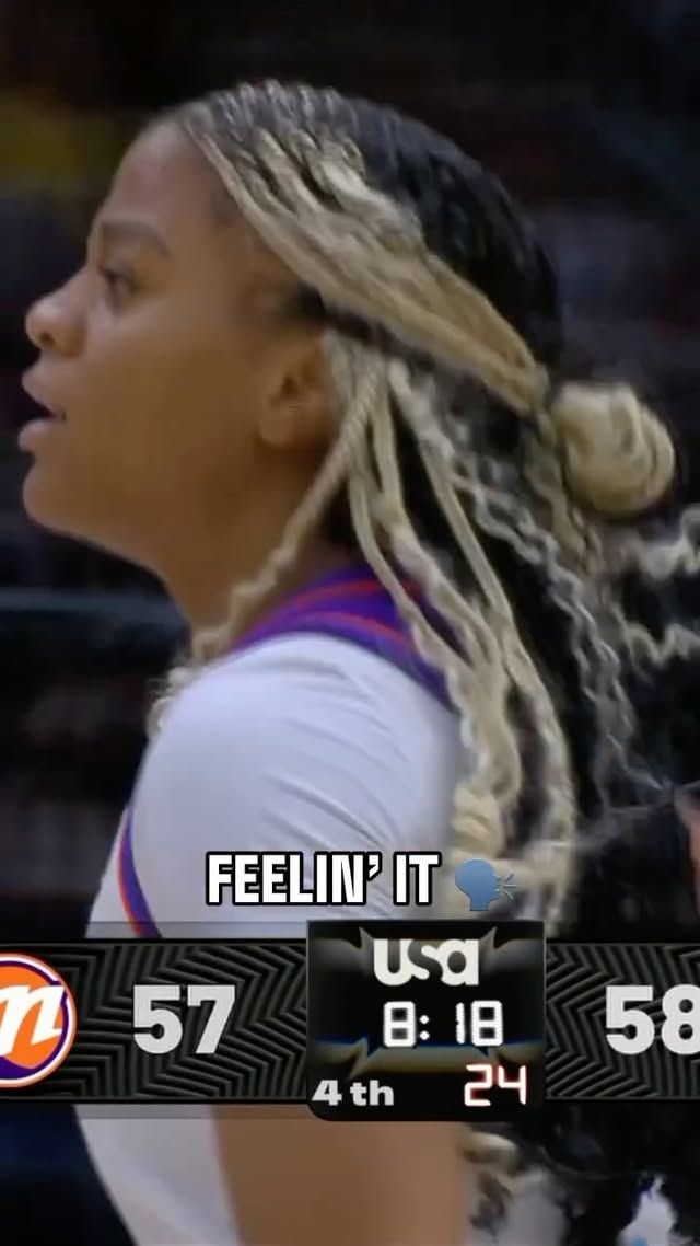 Clutch ⏲️Monique Akoa Makani connects from deep to bring the @phoenixmercury within one in the fourth with plenty of time remaining.PHX-SEA | USA Network | 2026 WNBA Commissioner’s Cup presented by @coinbase by @usanetwork