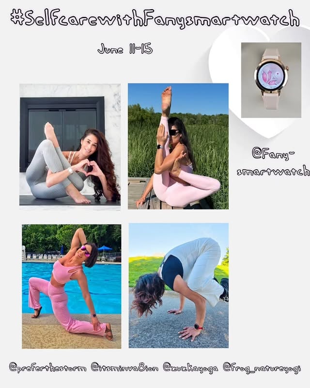 #SelfcarewithFanysmartwatchJune 11-15As women we always care for our loved ones. But once in a while we need to focus on ourselves and take take time out of our busy routine for self care. Come and join us for 5 day challenge with @fany.smartwatch. a smart watch designed specifically for women.Hosts @zuzkayoga @preferthestorm@itsminva8ion@frog_natureyogiSponsor@fany_smartwatchPoses1, meditation and breath work 2, take a leap of faith and try something new3, open your heart and enjoy the time for yourself 4, balance your schedule to include selfcare5, what is your favorite rest activityRulesFollow hosts & sponsor Tag 🏷️ hosts & sponsor Repost flyer Invite friends Support one another (hosts included)Have fun! 🤩#fanywatch #fanyluna by @preferthestorm