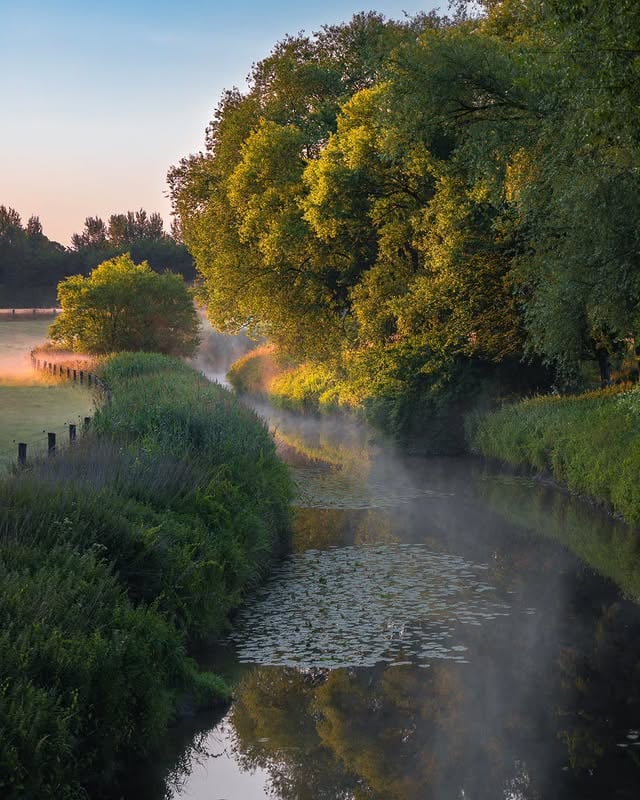 It almost felt like the river was carrying the whole morning with it ✨️ by @patricksvisuals