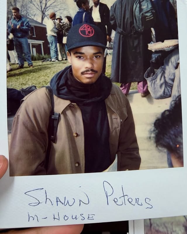 My neice @mahsati.fidel who is currently studying Cinematography at @americanfilminstitute, is  making a film at her alma mater @spelman_college. She was researching the Spelman archives and found this picture of young Shawnie Pie, on Spelman’s campus as a baby student at @morehouse1867 back in the yester-years :) Atlanta wasn’t ready for the style game back then.