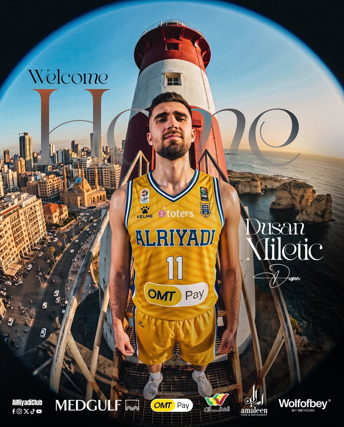 Join us in welcoming our new player Dusan Miletić to the Yellow Castle ✨

#AlRiyadiClub