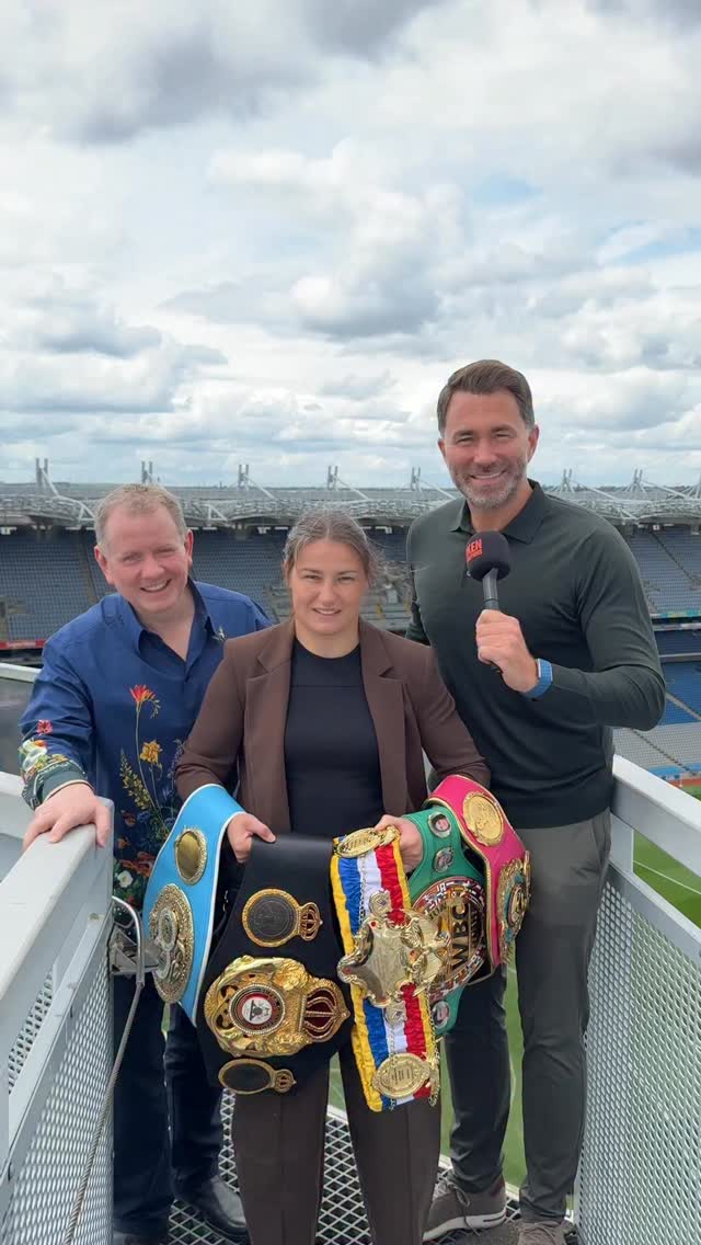 Dublinnn 🇮🇪🇮🇪 We’re super excited to welcome @katie_t86 to @crokepark_official on 5 September 2026! 🔥 

Who’s there? 🥊 

🎫 Tickets on sale Friday 12 June at 9AM 

#katietaylor #eddiehearn #boxing #dublin
