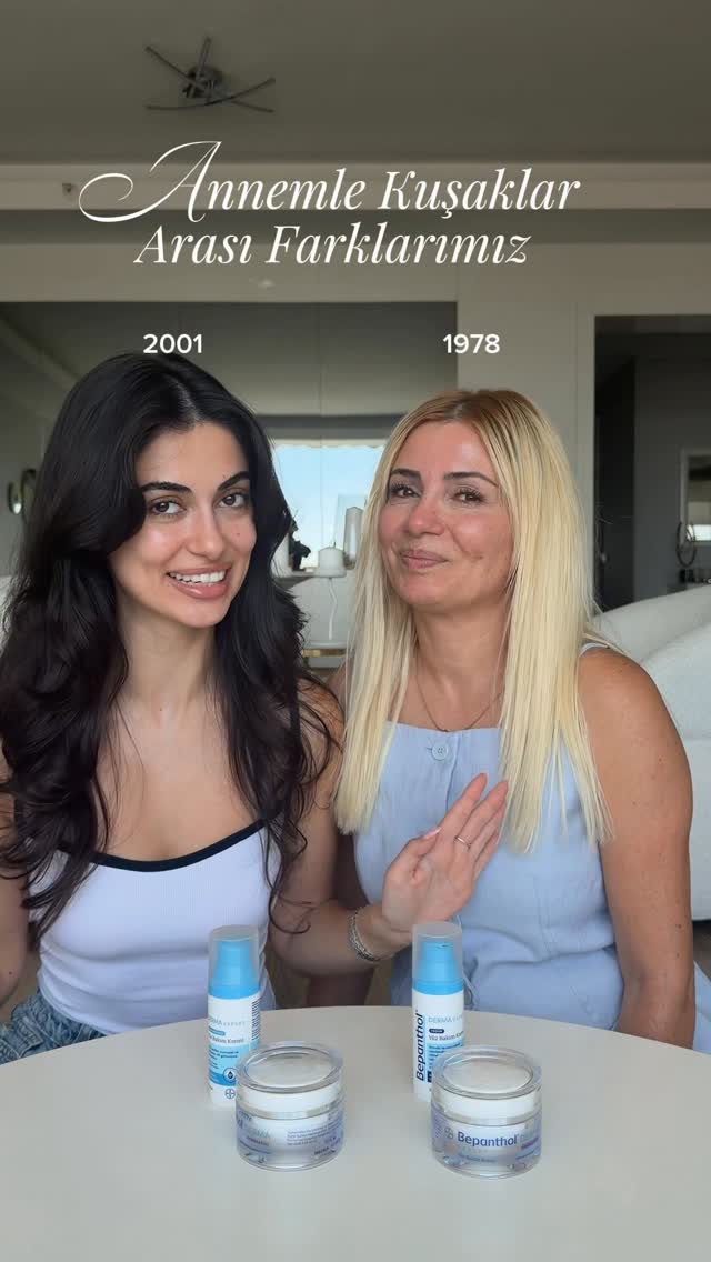 Sizin aklınıza gelenler?👀 Kuşaklar arası farklar değişse de cilt bakımında bazı markalar değişmez, Bepanthol de onlardan biri ve şimdi Bepanthol gibi bir marka yeni Bepanthol Derma Expert ailesini çıkarttı🫵🏻 @bepantholtr #BepantholDermaExpert #Cildineiyibak #işbirliği