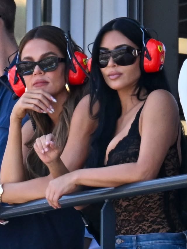Kim & Khloé Kardashian and Alexandra Leclerc spotted at the Monaco Grand Prix 📸@backgrid_usa @splashnews