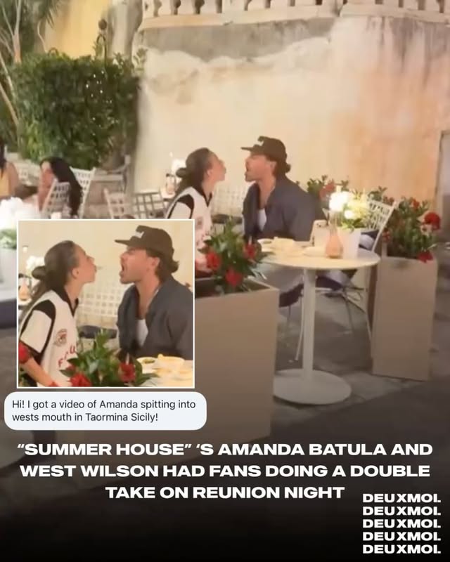 While viewers were dissecting Part 2 of the Summer House reunion this week, Amanda Batula and West Wilson were giving people something else to talk about in Italy. 🎥📸@deuxmoi