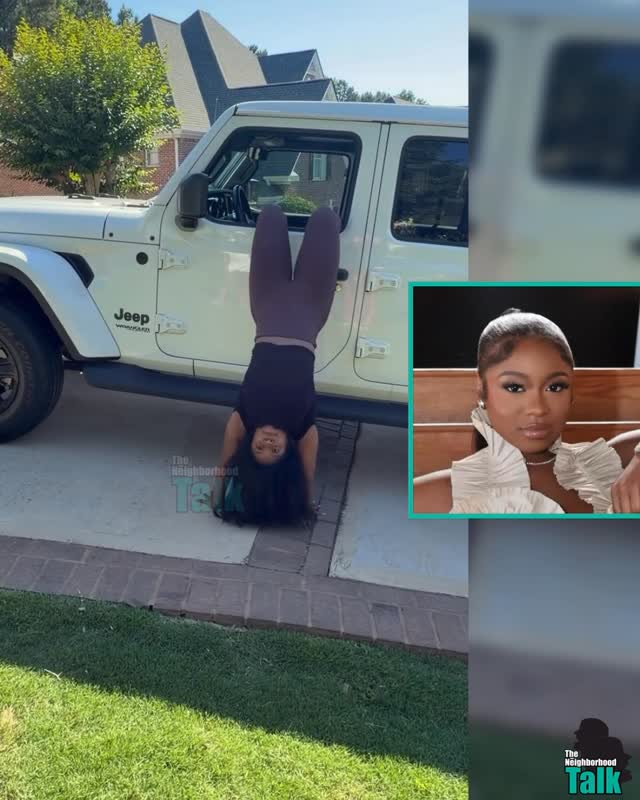 Neighbors, Reginae showing the girls how it’s done by flipping them clappas in car!
