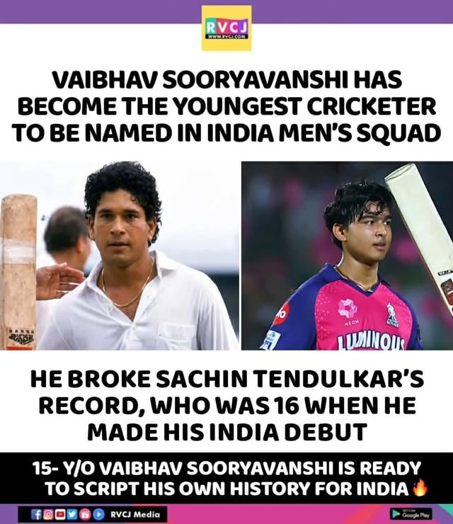 Vaibhav Sooryavanshi!!
#rvcjinsta
