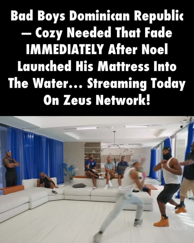 After Noel sent his bed swimming, Cozy was ready to settle it the old-fashioned way The tension is HIGH, the tempers are HOT, and the island is already in chaos. Y’all know these Bad Boys don’t stay calm for long 😮‍💨🔥#BadBoysDominicanRepublic@cozywitthecurls @bignoel_officialSubscribe to @thezeusnetwork — streaming TODAY at 6PM EST / 3PM PST