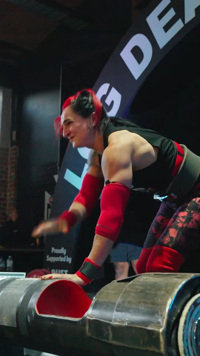 Log Deadlift Stone now LIVE on officialstrongman.comComment LIVESTREAM and we'll send you the link to watch by @officialstrongman_