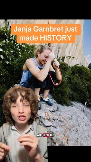 like I can’t even IMAGINE #womenssports #climbing