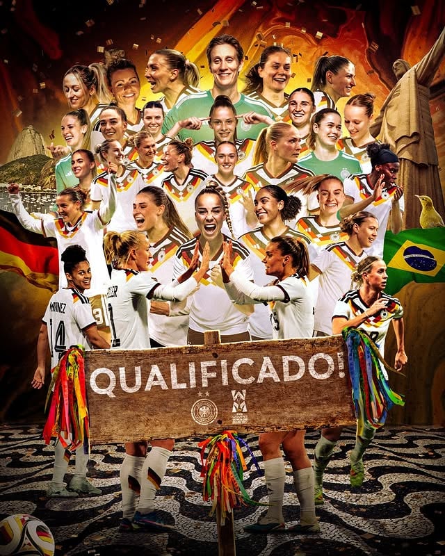 Qualificado! 🇩🇪
🔜 #FIFAWWC 2027 🙌
