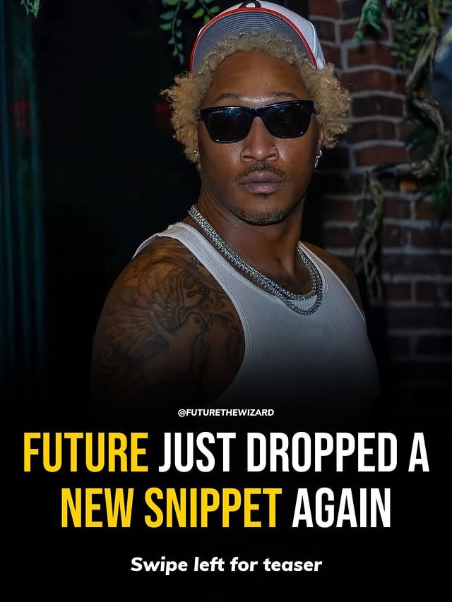 Future just dropped another snippet video 🔥 Swipe left‼️ The album is about to be an absolute masterpiece 🦅 Y‘all ready? 👀

📸: (1) @mediamacphotography & (3, 4) @shotbykmil 
🎥: (2) @gage.files