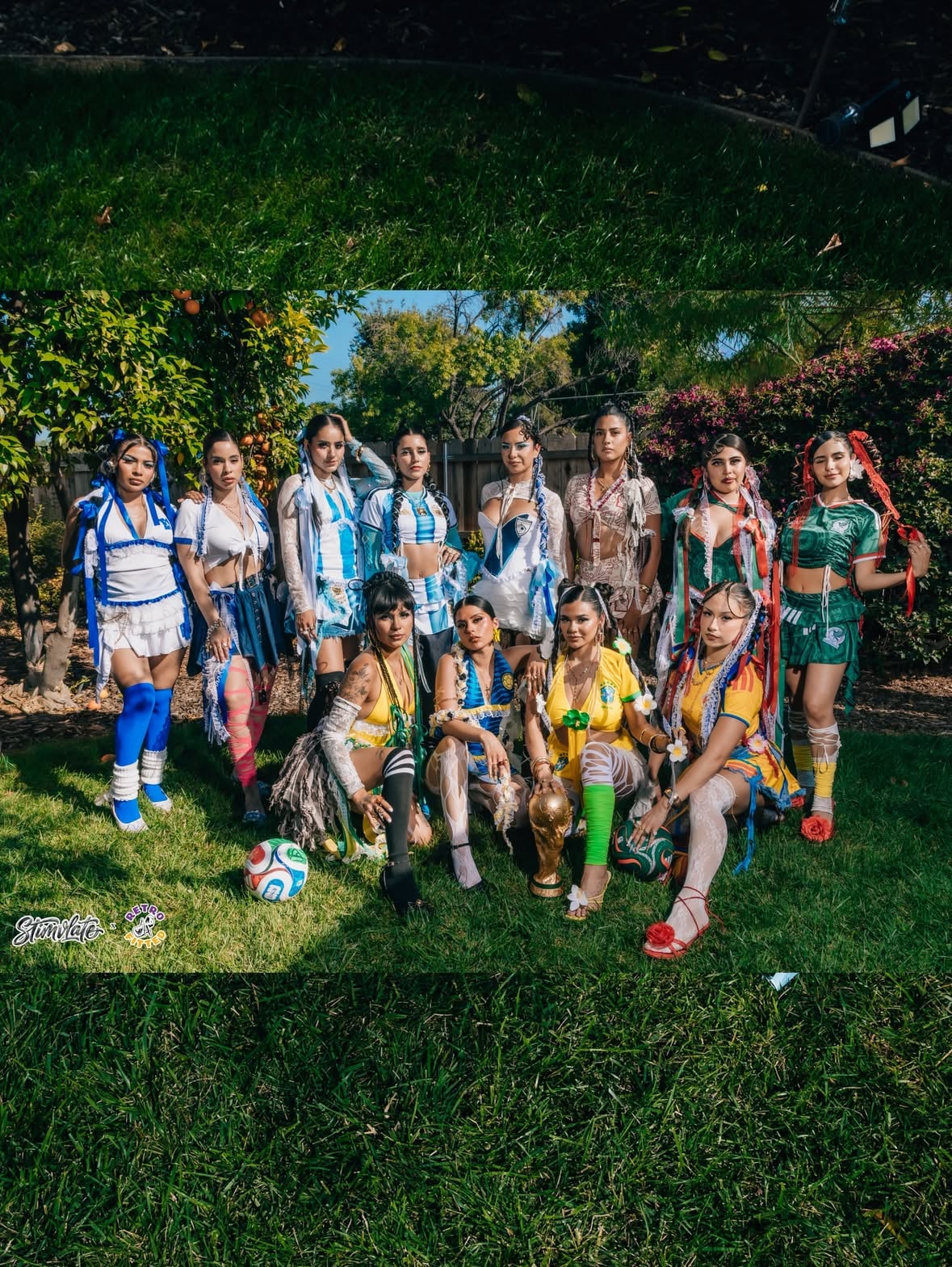 It’s a Latina Summer: World Cup edition ⚽️🏆

@_stimvlate x @retrofittedLA
Photographed by @_stimvlate
Designer & Stylist @retrofittedLA
Hair by @ponteyourmonos 
MUA @melissa__anchondo_mua 
Movement director / stylist assistant @hoodriggs 
Production coordinator / cam op @_dcq__
PYM Hairstylist: @mynamesgisell @jujustylezu @dulceflorestv @irissirenaa 
Nails by @authencyncity
Production designer @_vslcarlos_ 
Social media content @glittermamiii
BTS @sabssnicole
Production assistant @alyssaahrndz

Thank you to our sponsors: @senoraleonatequila 
Eagles M Services 

And @ohanabam for the location 🤞🏽

#Latina #WorldCup #Fashion #Outfit #grwm