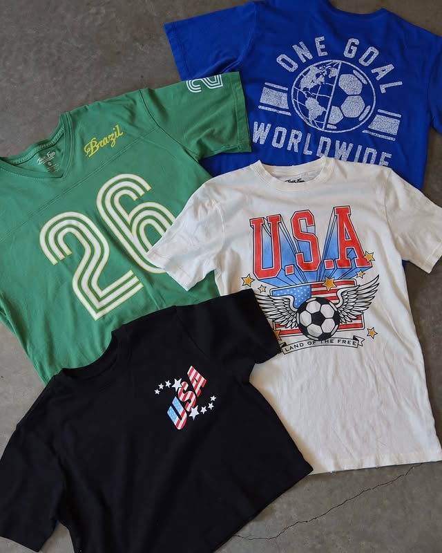 Countdown to kickoff ⚽️ Shop World Cup inspired tees now at Jack’s CDM before the June 11th start!#worldcup #jackssurfboards #junkfood by @jackssurfboards