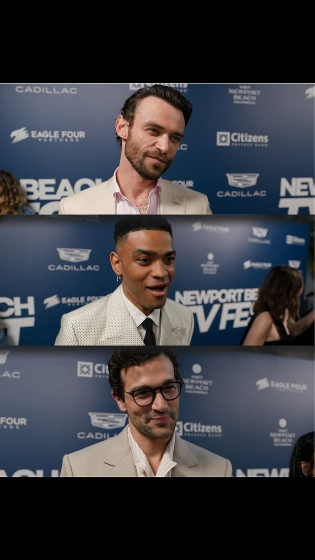 We're guessing that this is the first of many awards for this talented group of actors!Owen Thiele ("Adults"), Thomas Doherty ("Paradise") and Paul Anthony Kelly ("Love Story") were among those who were honored with Breakout Awards at the Newport Beach TV Fest!
