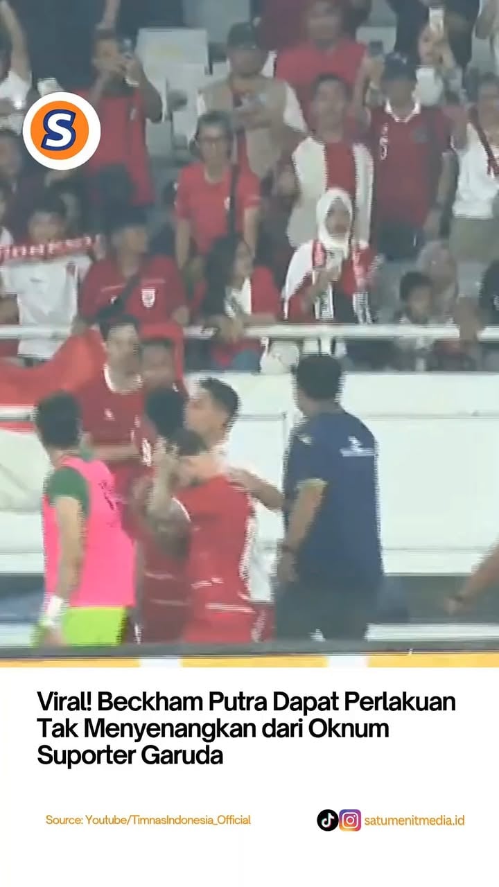 Usai laga Indonesia vs Mozambik, Beckham Putra menjadi sorotan saat diduga terlibat adu argumen dengan oknum suporter di SUGBK. Momen yang terekam kamera itu langsung ramai dibahas di media sosial dan memicu beragam reaksi netizen.

@timnasindonesia @beckham_put7 

#timnasindonesia #timnasday #bechkam #bechkamputra #suporterindonesia