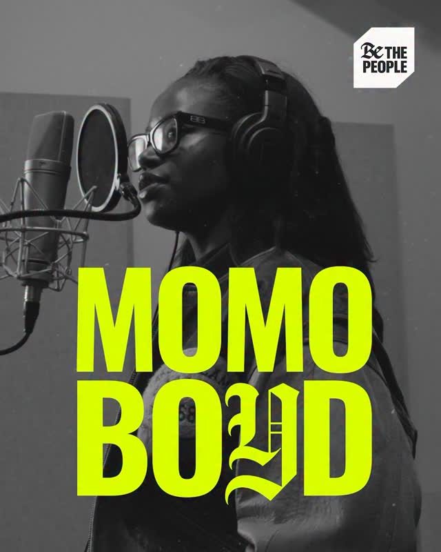 Just getting my voice right😌✨worked on a new song in collaboration with the community initiative @bethepeople called “Gotta Be Us”. You can presave it nowwww by @momoboyd