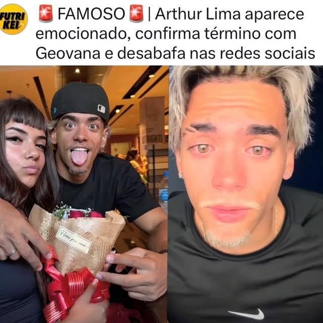 Após Geovana anunciar o fim do relacionamento com Arthur Lima, foi a vez do influenciador se pronunciar. Em seus stories, Arthur apareceu bastante emocionado e confirmou o término, falando sobre o momento delicado que está enfrentando. Ele também agradeceu todo o carinho, apoio e mensagens que vem recebendo dos seguidores.

O casal conquistou milhões de fãs nas redes sociais e era considerado um dos mais queridos da internet. A notícia do término pegou muita gente de surpresa e gerou uma grande comoção entre os admiradores dos dois.

Desejamos força e sabedoria para ambos neste momento tão difícil. 💔

Siga @futrikei para acompanhar as principais notícias e novidades das redes sociais!