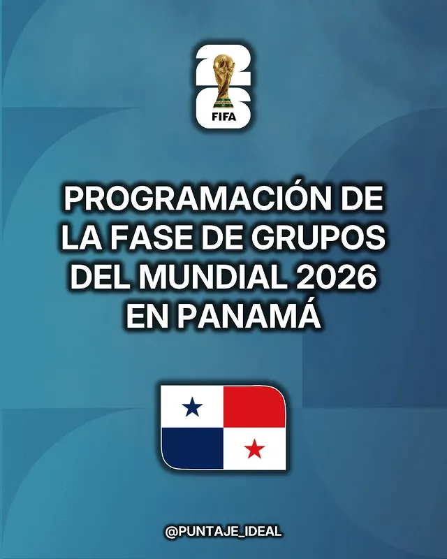 ¡LA TV DEL MUNDIAL 2026 EN PANAMÁ!

⚽ Programación de los partidos de la fase de grupos del MUNDIAL 2026 en PANAMÁ 🇵🇦

📌 Detalle por canal en fase de grupos:
📺 Todo por @tigosportspa
📺 29 partidos por el nuevo canal #FOX 
📺 23 partidos por @deportesrpc y @tvmaxdeporte, 10 de estos también en @telemetro y 5 en @tvnpanama
