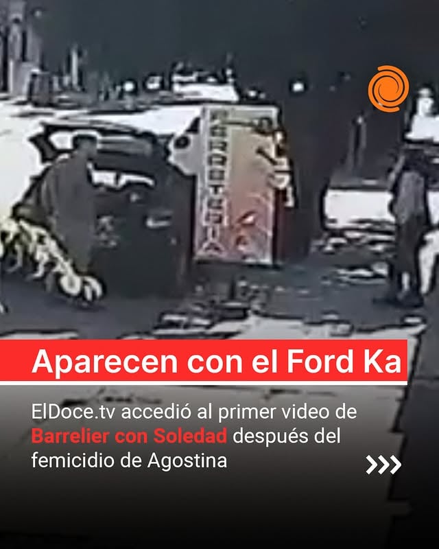 El video clave después del femicidio de Agostina 🚨

🔎 ElDoce.tv accedió de manera exclusiva a una filmación que muestra a Claudio Barrelier junto a Soledad Andreani horas después del crimen de Agostina Vega.

Las imágenes corresponden al lunes feriado 25 de mayo, minutos antes de las 13, en barrio Yofre.

🔴 La secuencia cobra relevancia porque fue captada minutos después del horario en el que los investigadores ubican el descarte del cuerpo en un descampado de Ampliación Ferreyra.

Barrelier permanece imputado por el femicidio de Agostina, apuntado como el autor material, mientras que Andreani y Osvaldo Fassetta están acusados de encubrimiento agravado.

Más información en www.eldoce.tv 📲

#eldoce #Córdoba #AgostinaVega #ClaudioBarrelier