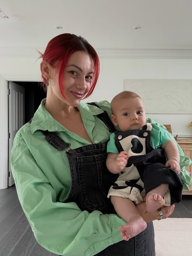 1. I can’t help but match him 🥹
2. The cutest little outfit @claude_and_co 
3.  Another matchy matchy with mumma 😅
4. Joe customised my air forses and now Bowie has a pair ! I want Joe to customise them too what should he put ? 
5. Can’t beat a good old chicken salad with all the bells and whistles 
6. Your weekly reminder that I’m a hairdresser 😅 💇‍♂️ haircut for Joey 
7. The garden !!!!!!!!!!! I am so impressed 
8. I can’t deal 💙🥹 
9. My nephew is making my dad do tik toks 😅😂😂
10.my tiny duckling ❤️ in his little Paddington outfit