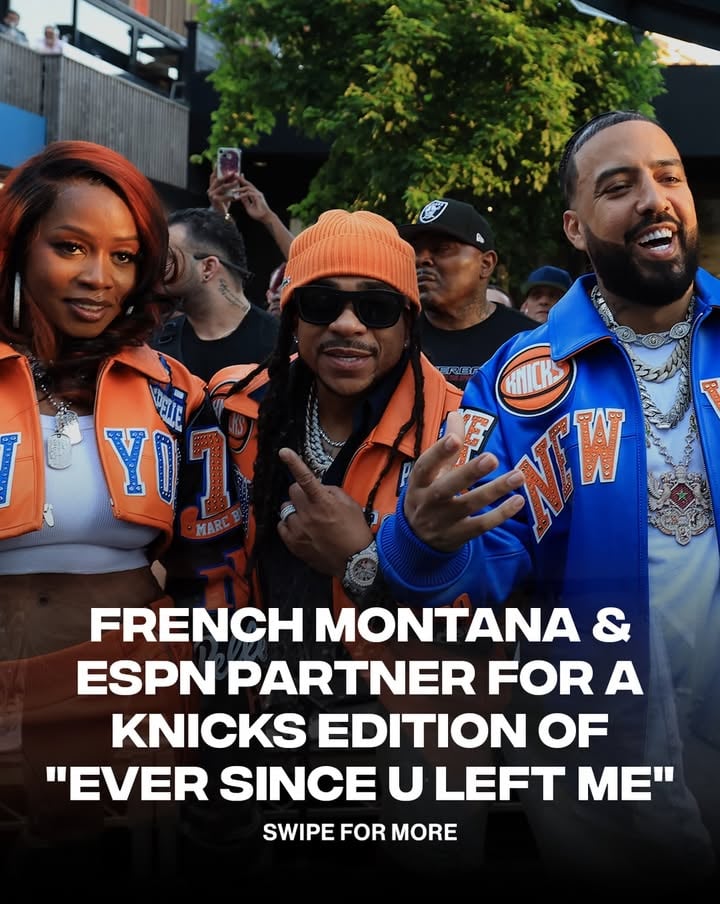 THE NBA FINALS ANTHEM 🏀

French Montana, Max B, and Remy Ma dropped a NY Knicks edition of their hit song “Ever Since U Left Me” with ESPN.

How's it sounding? 

📸: GETTY