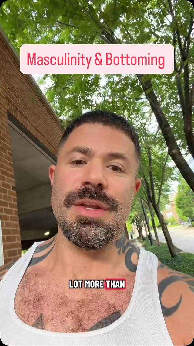 Why do some guys act like being a bottom makes them less masculine? 🤔

#FYP #MLM #Gay #Instagay #Relatable