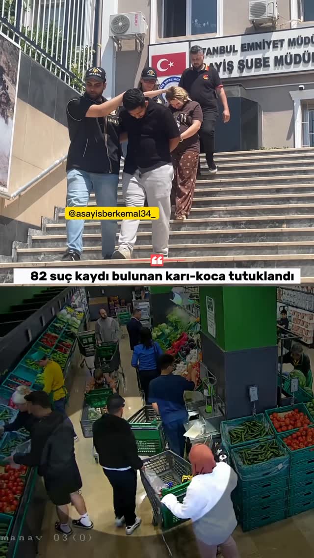İstanbul’da bir kişinin market arabasında bulunan çantasını çaldıkları belirlenen, toplam 82 suç kaydı bulunan karı-koca İstanbul’da yakalanarak tutuklandı.

Çantada pasaport, kimlik, ikamet ve araç anahtarlarının yanı sıra 6 bin dolar, 200 pound, 6 altın bileklik ve 200 gram altın bulunduğu öğrenildi.