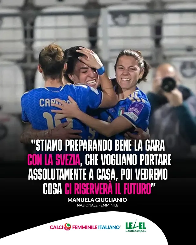 🔵 Nelle ore scorse Manuela Giugliano si è concessa ai canali della FIFA ai quali ha parlato di Nazionale Femminile🗣️ Le parole della centrocampista sulla gara con la Svezia e non solo🔗 La news completa sul nostro sito e nelle storie by @tuttocampo
