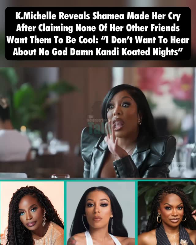 Not K claiming Shamea made her cry in the club! What y’all think about that? | 🎥 @bravotv