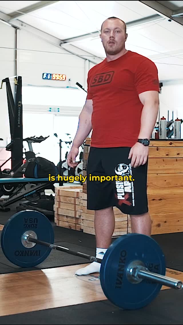 How to nail your deadlift starting position with Adam Bishop by @officialstrongman_