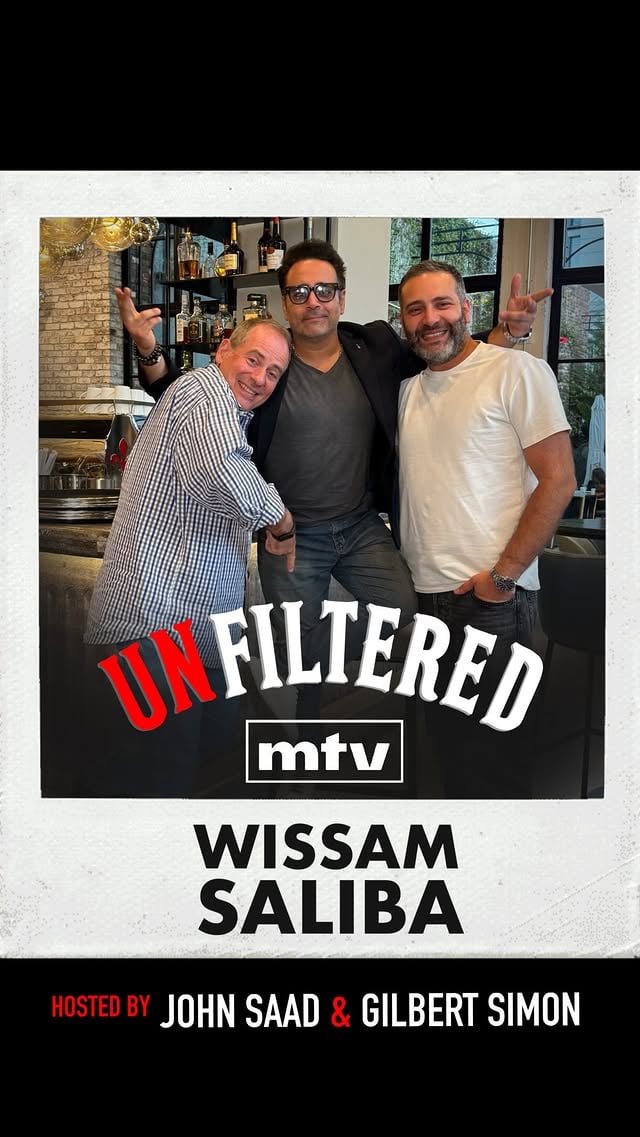 UNFILTERED S1 Episode 3 with our very special guest, Lebanese actor, singer, and director Wissam SalibaPremiering this Thursday from 12:30am on MTV LebanonParis 11:30pm - NewYork 5:30pm - London 10:30pm#mtv #unfiltered #gilbertsimon #johnsaad #wissamsaliba by @wissamghsaliba