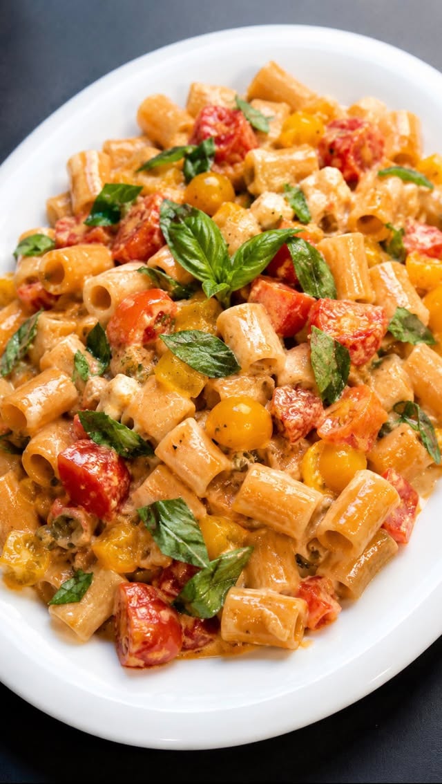 CRUDAIOLA♥️COTTA A FUOCO SPENTO!
SALVALA SUBITO E CONDIVIDILA!
.
Ingredienti 🛒 
350 gr di pasta 
100 gr di pomodorini gialli 
100 gr di pomodori pachino 
1 mazzo di basilico 
1 spicchio di aglio 
60 gr di parmigiano grattugiato 
Sale e pepe qb 
Olio evo qb 
.
#primipiatti #pasta #ricetteestive
#foodporn #italianfood