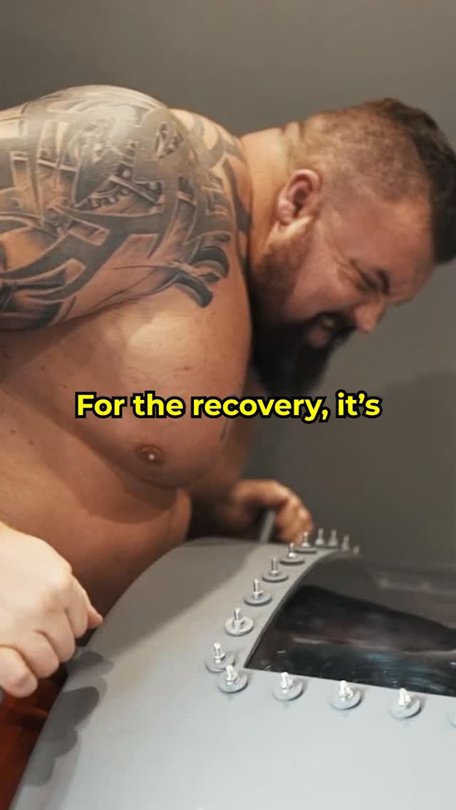 @Eddiehallwsm was the worlds most recovered man when he won @theworldsstrongestman! How many of these are you doing? by @officialstrongman_