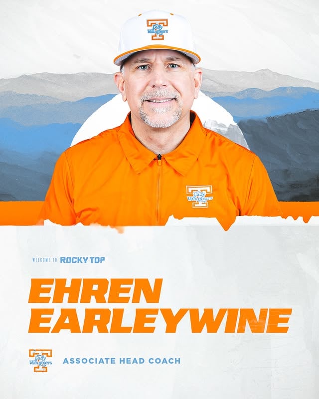 knocked it out of the parkmeet our new associate head coach, Ehren Earleywine! by @vol_softball
