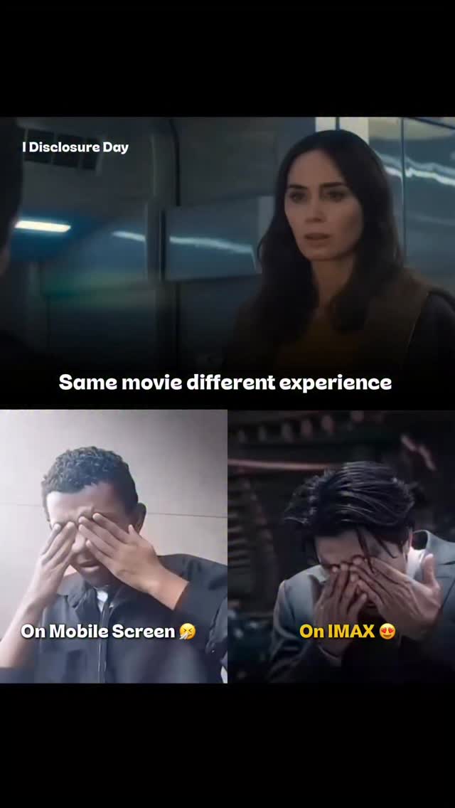 The difference is clear 💯

#DisclosureDay #Stevenspeilberg #Universalpicturesindia
#rvcjinsta