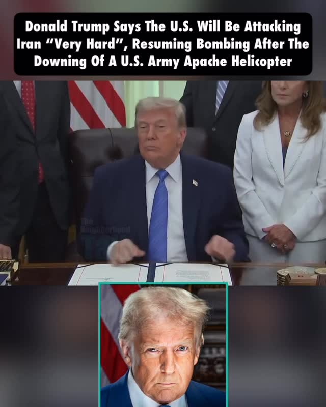 Trump is ready to go back at it with Iran! Thoughts? 👀👀 by @theneighborhoodtalk
